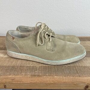 Camper Mens Magnus Oxford Dress Shoes EU 44 11 Beige‎ Waxed Leather 18897 *read